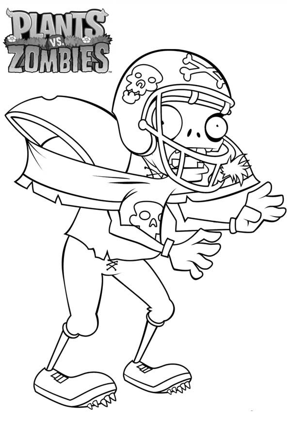 Plants vs Zombies Coloring Pages FREE Printable 8