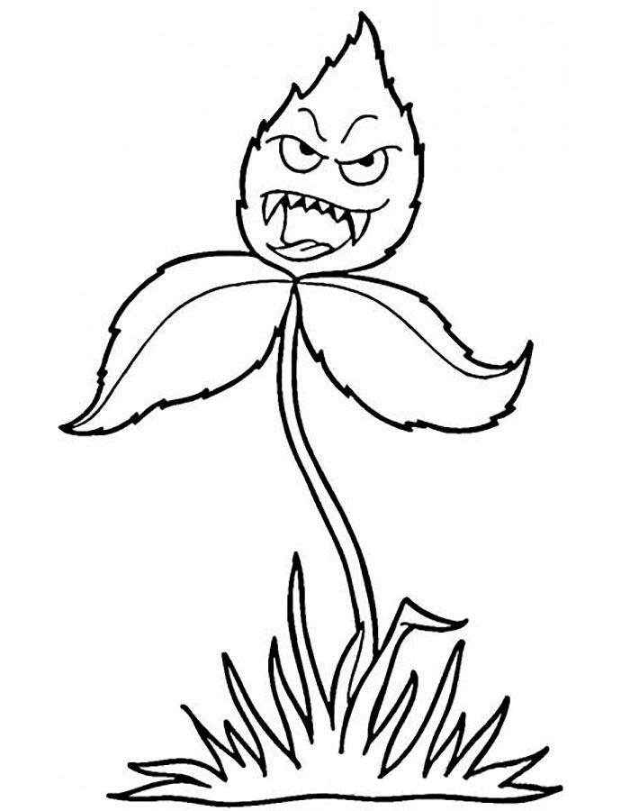 Plants vs Zombies Coloring Pages FREE Printable 90