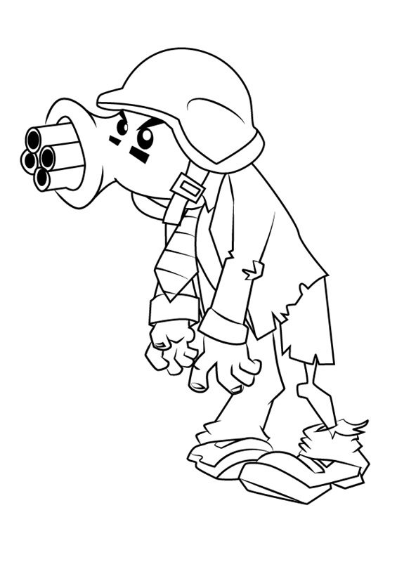 Plants vs Zombies Coloring Pages FREE Printable 91