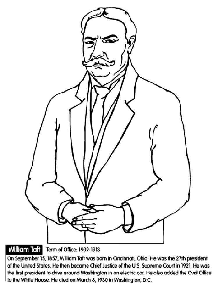 President's Day Coloring Pages for Kids 12