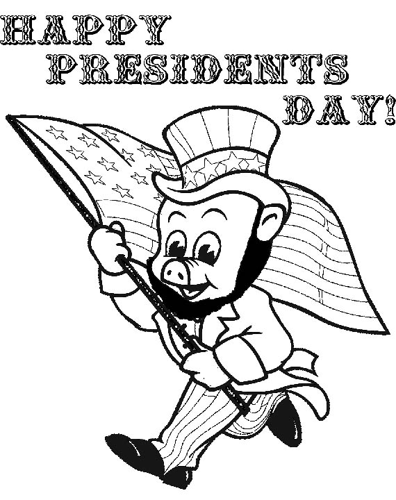 President's Day Coloring Pages for Kids 17