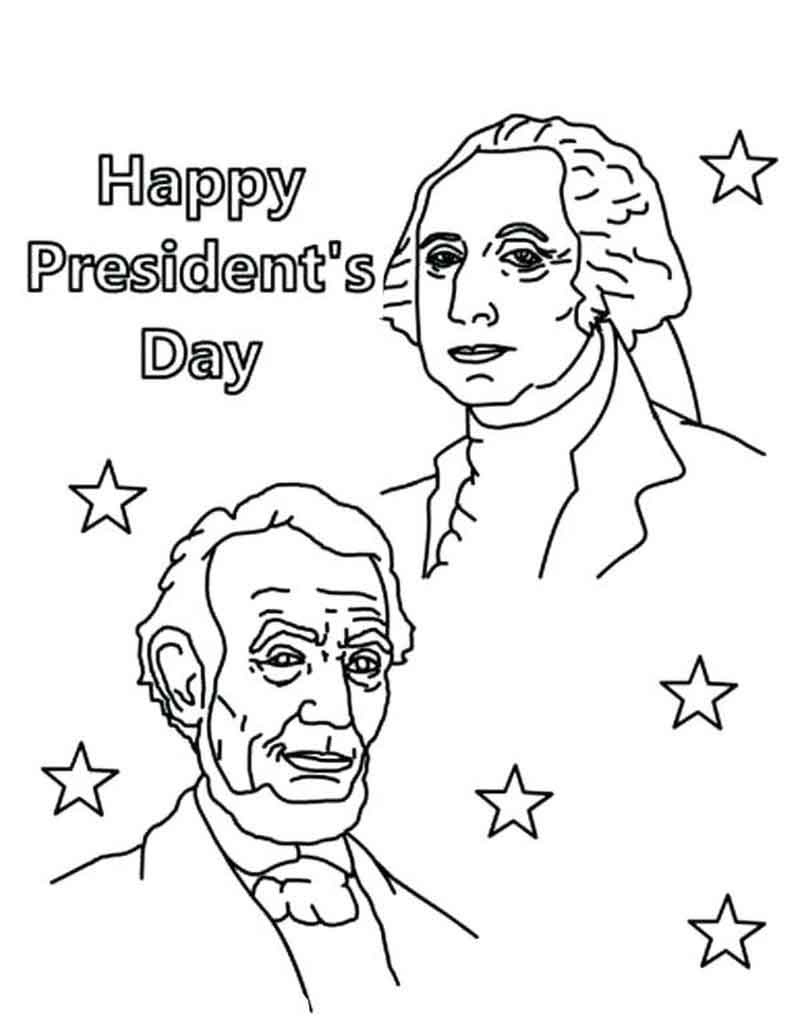 President's Day Coloring Pages for Kids 2