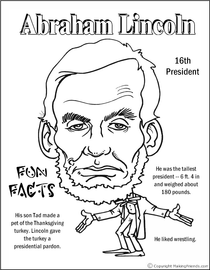 President's Day Coloring Pages for Kids 20