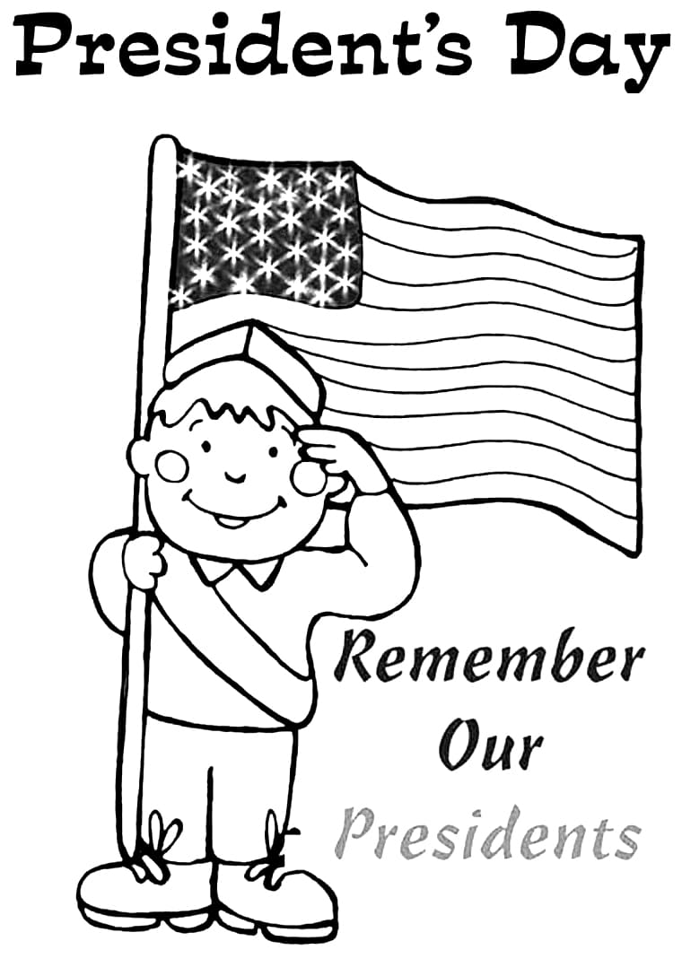 President's Day Coloring Pages for Kids 25