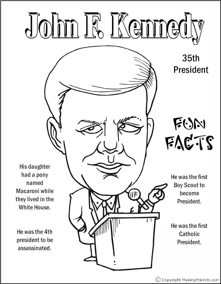 President's Day Coloring Pages for Kids 30