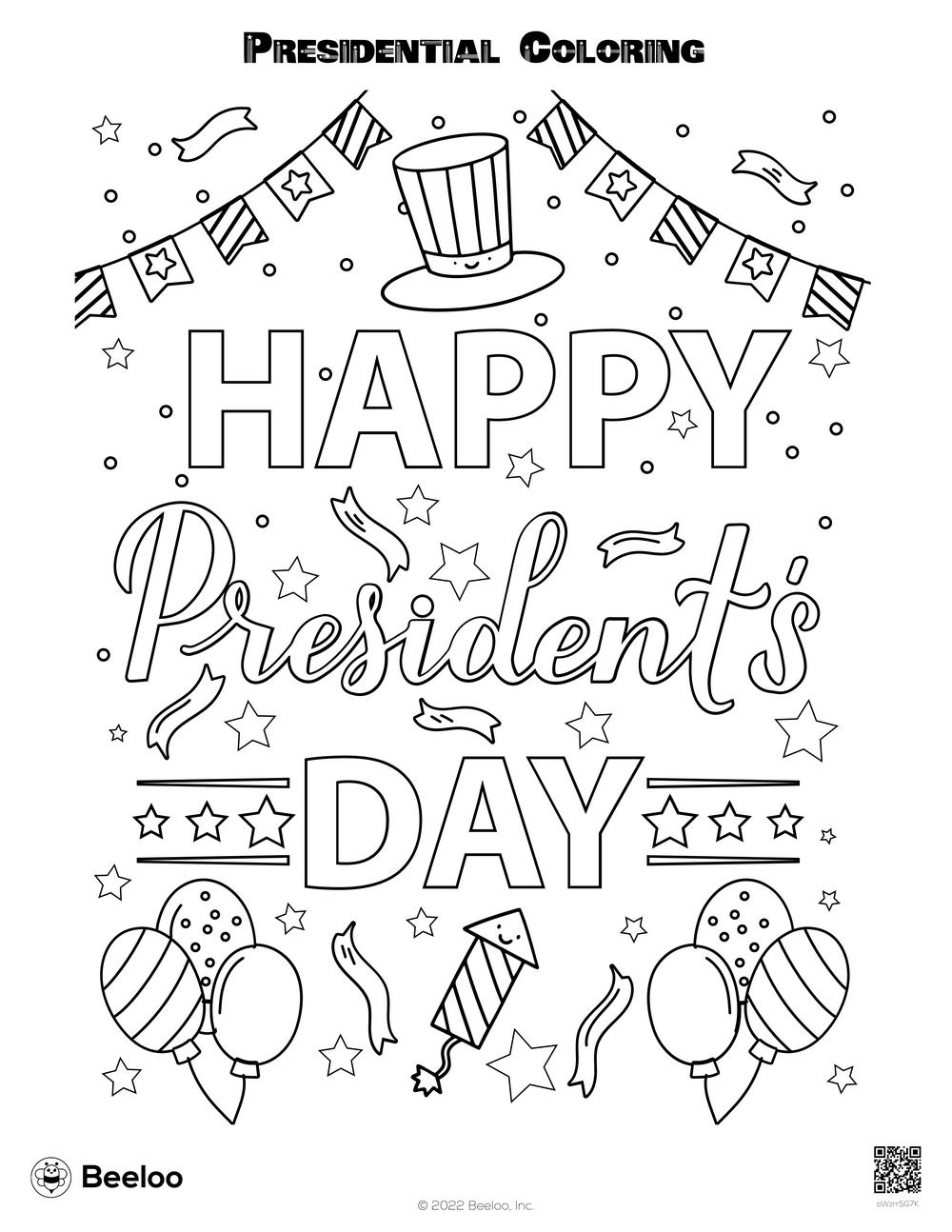 President's Day Coloring Pages for Kids 37