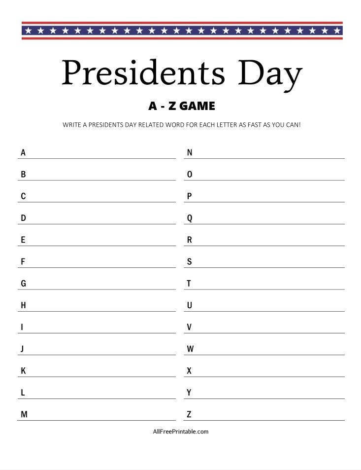 President's Day Coloring Pages for Kids 47