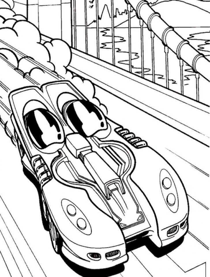 Race Car Coloring Pages FREE Printable 20