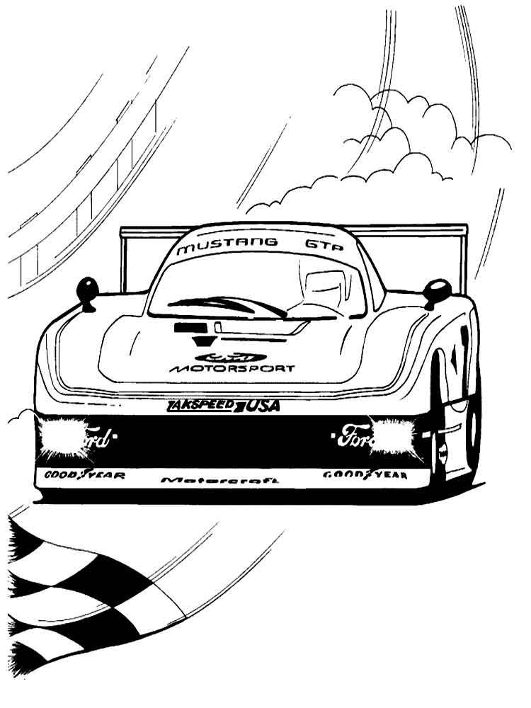 Race Car Coloring Pages FREE Printable 3