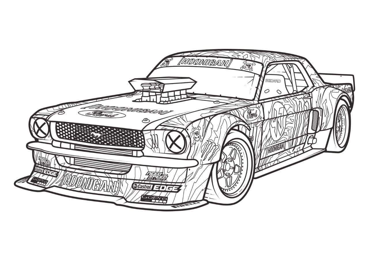 Race Car Coloring Pages FREE Printable 38