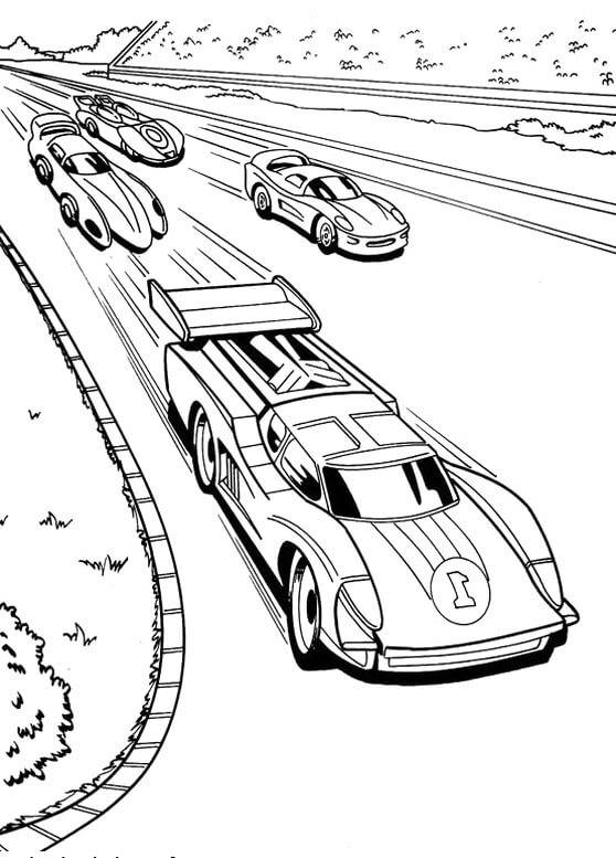 Race Car Coloring Pages FREE Printable 58