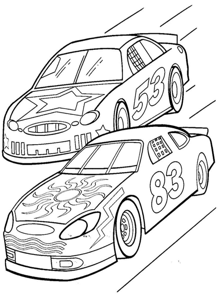 Race Car Coloring Pages FREE Printable 59