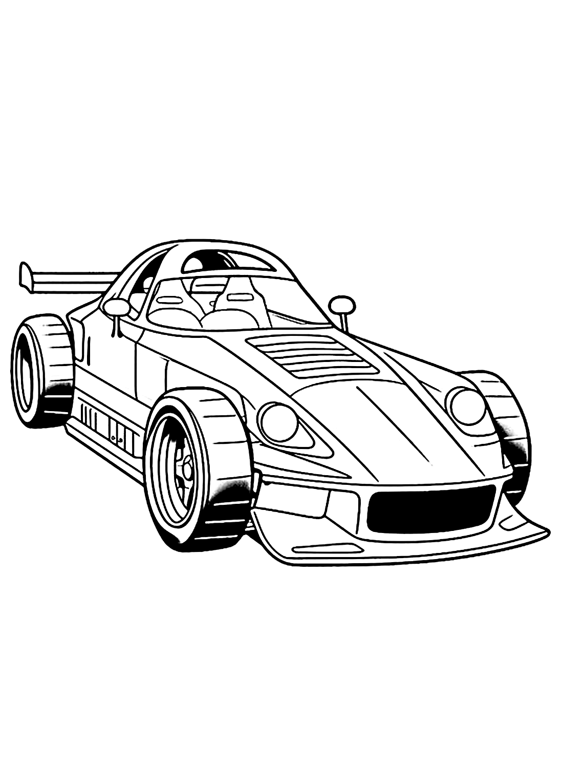 Race Car Coloring Pages FREE Printable 88