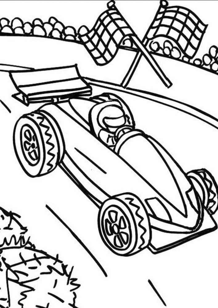 Race Car Coloring Pages FREE Printable 95