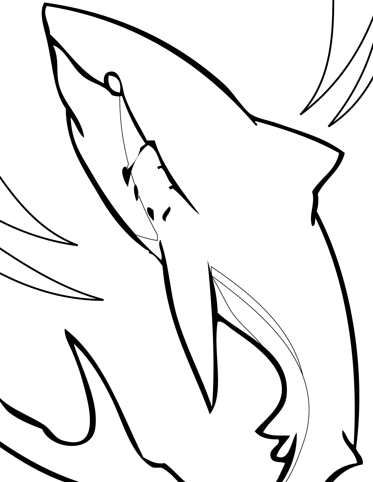 Shark Coloring Pages for Adults Printables 11