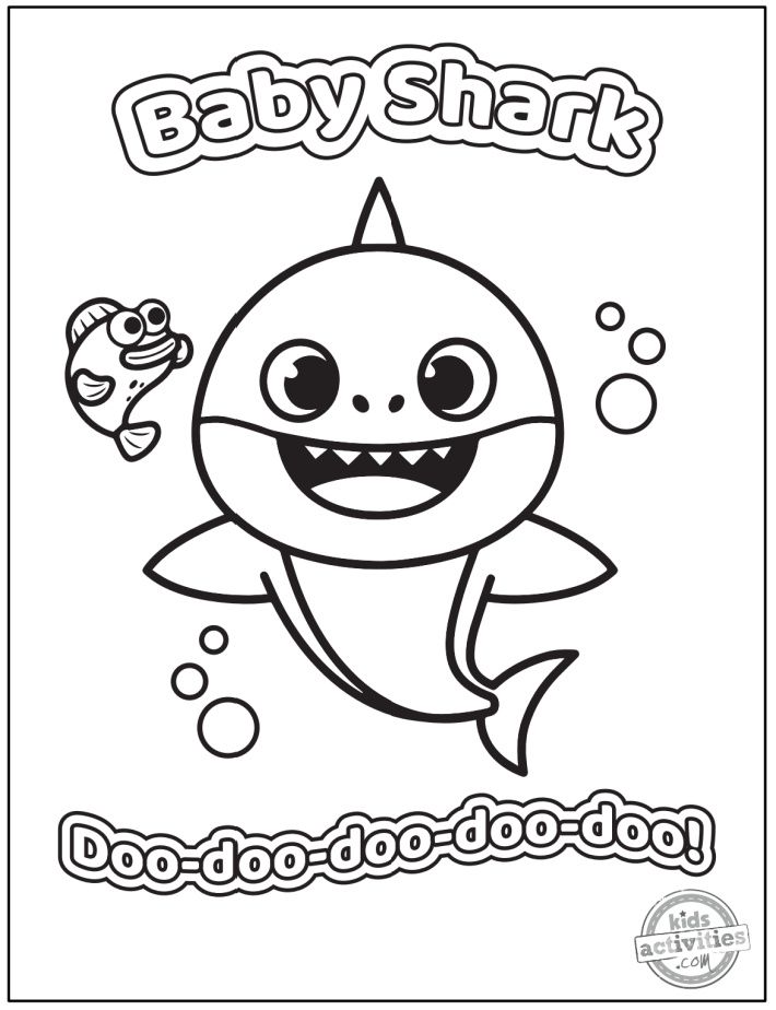 Shark Coloring Pages for Adults Printables 20