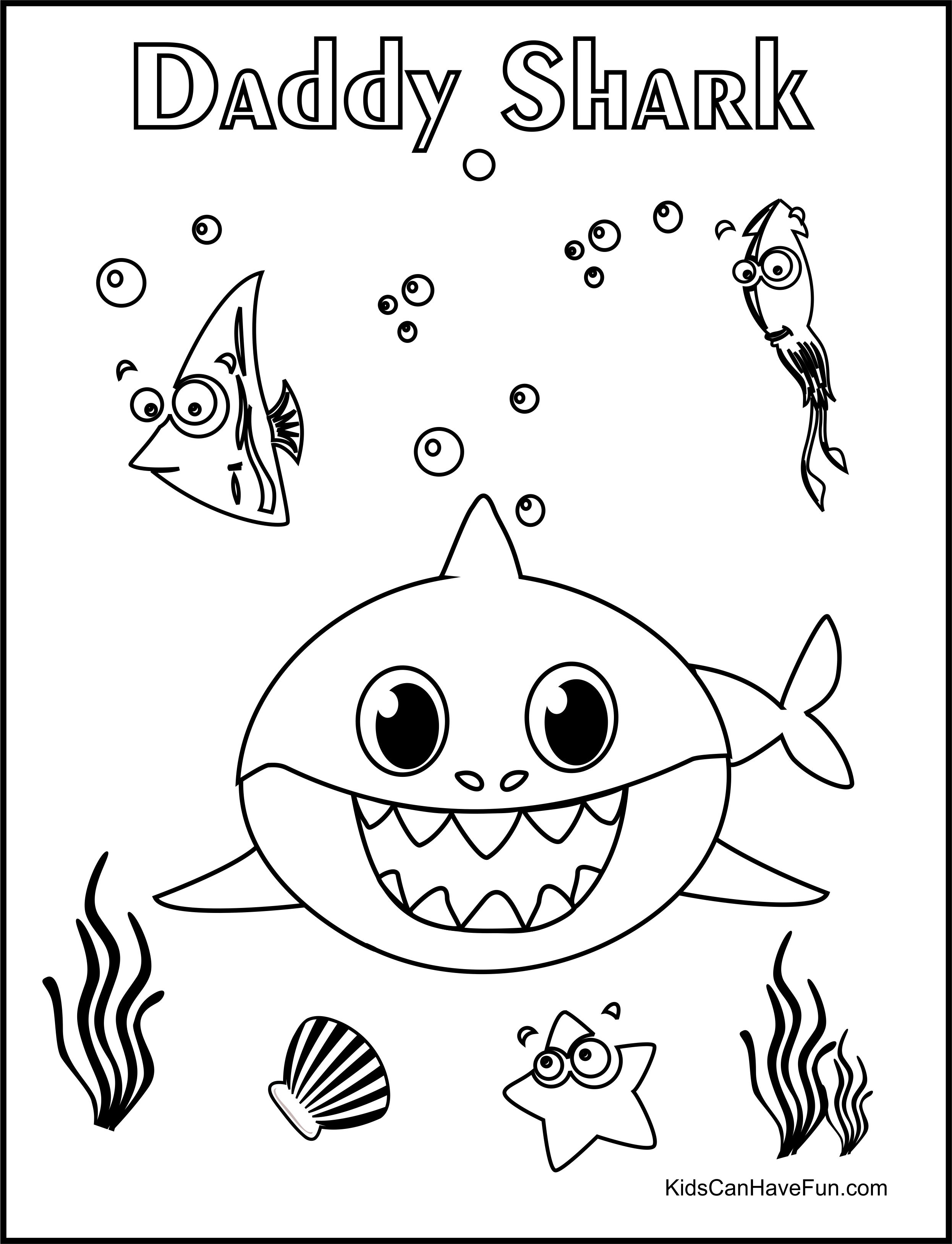 Shark Coloring Pages for Adults Printables 25