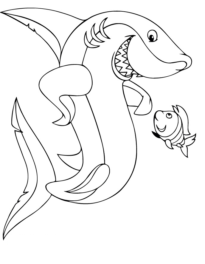 Shark Coloring Pages for Adults Printables 41