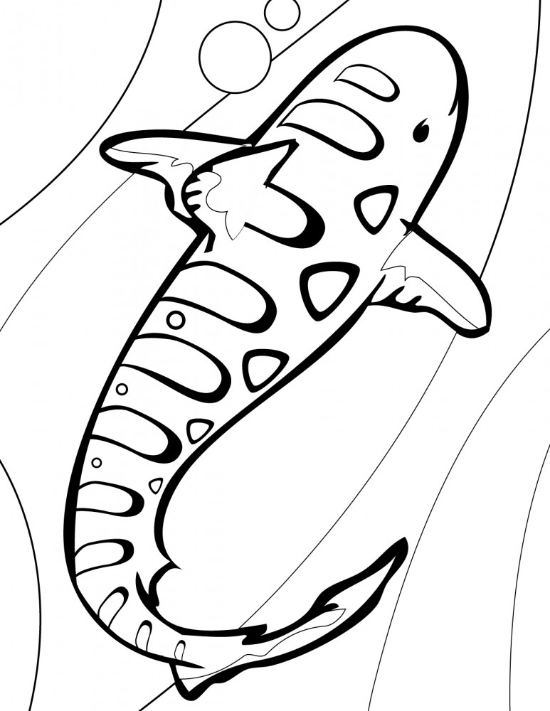 Shark Coloring Pages for Adults Printables 47