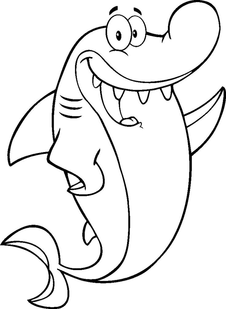 Shark Coloring Pages for Adults Printables 5