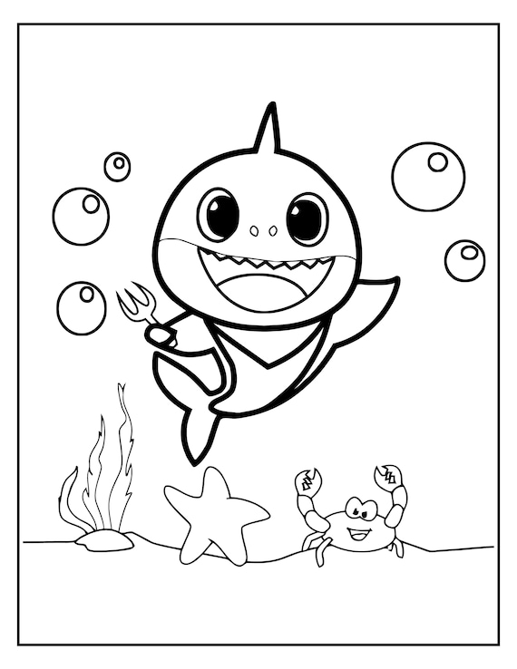 Shark Coloring Pages for Adults Printables 83