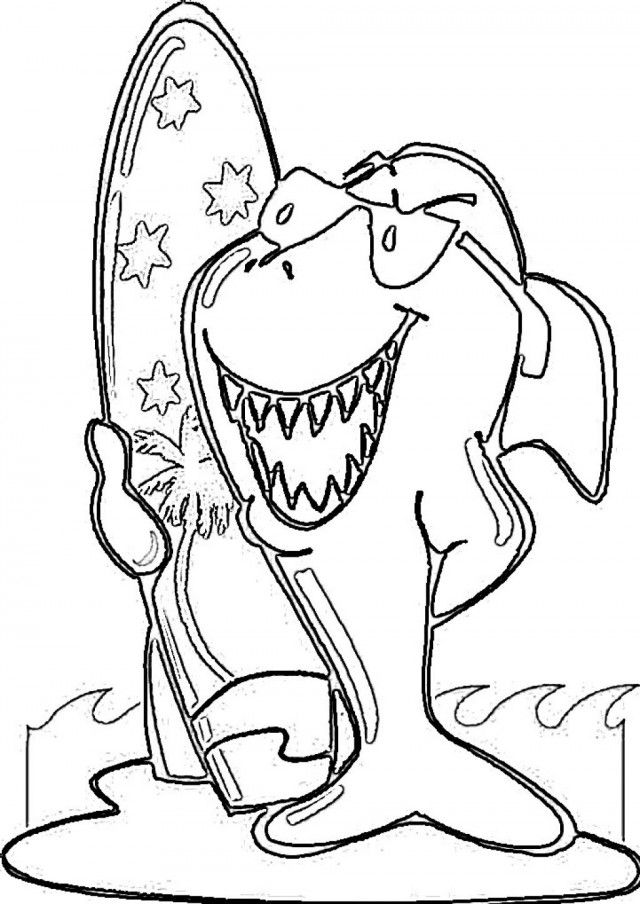 Shark Coloring Pages for Adults Printables 84