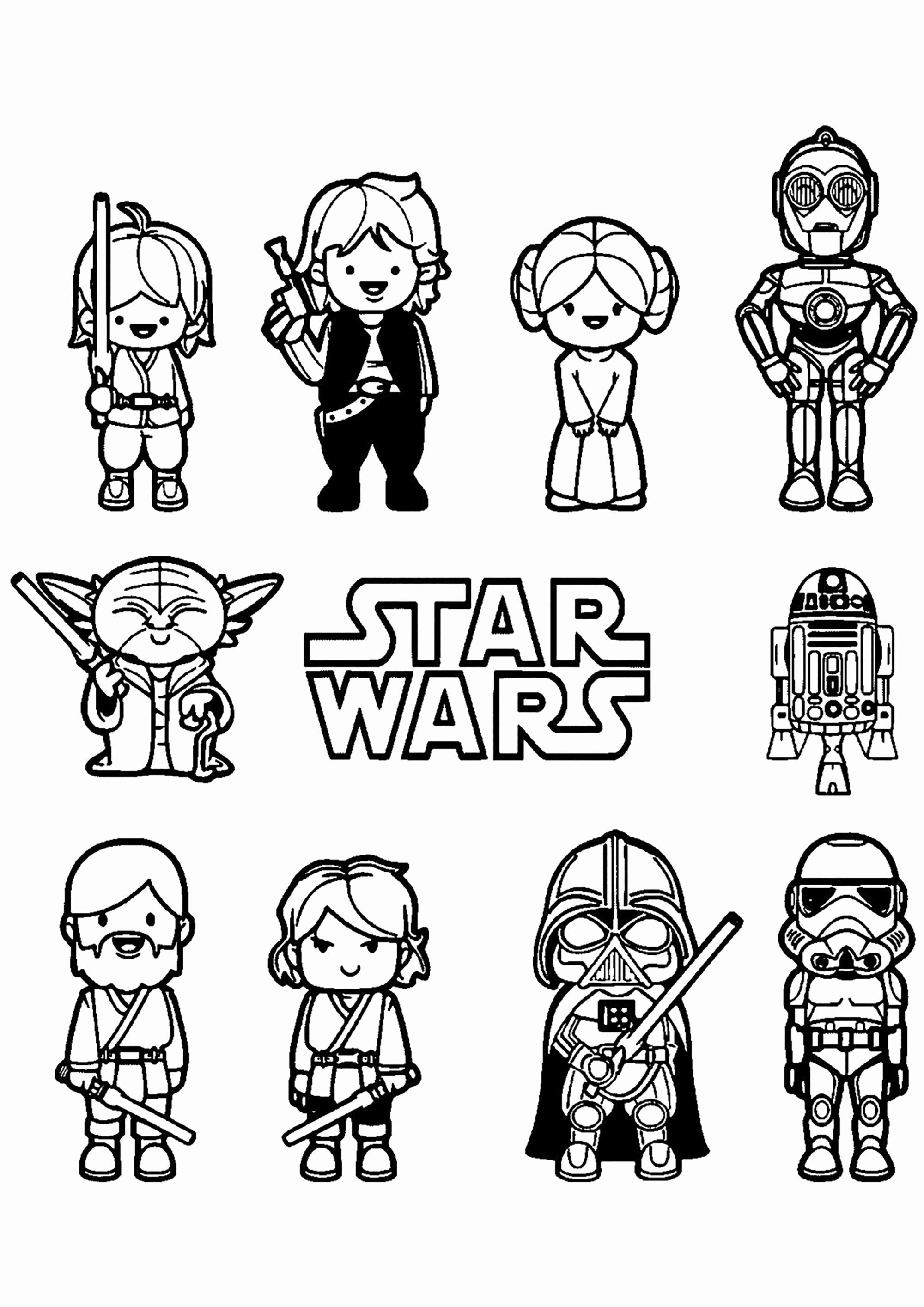 Star Wars Coloring Pages Printables FREE 147