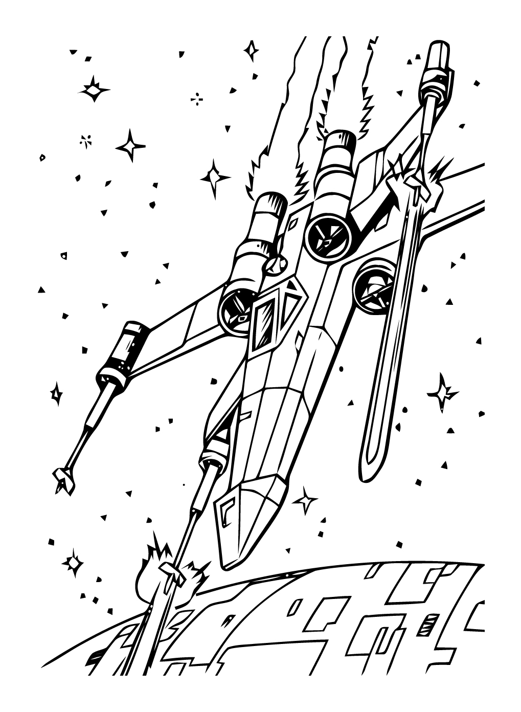 Star Wars Coloring Pages Printables FREE 6