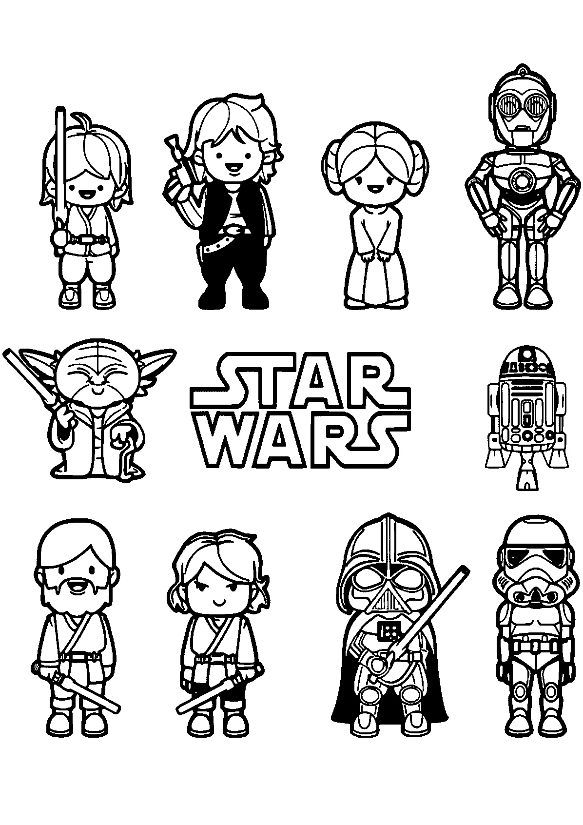 Star Wars Coloring Pages Printables FREE 98