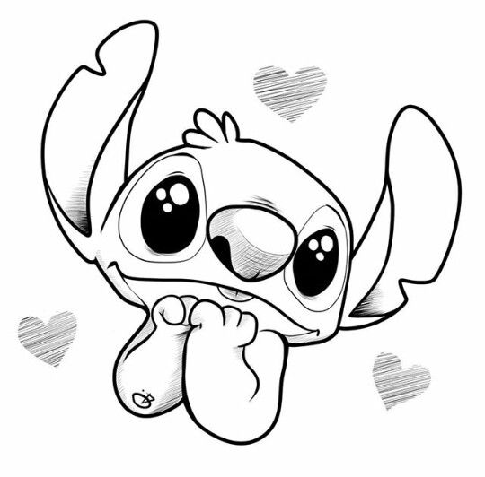 Stitch And Angel Coloring Pages FREE Printable 106