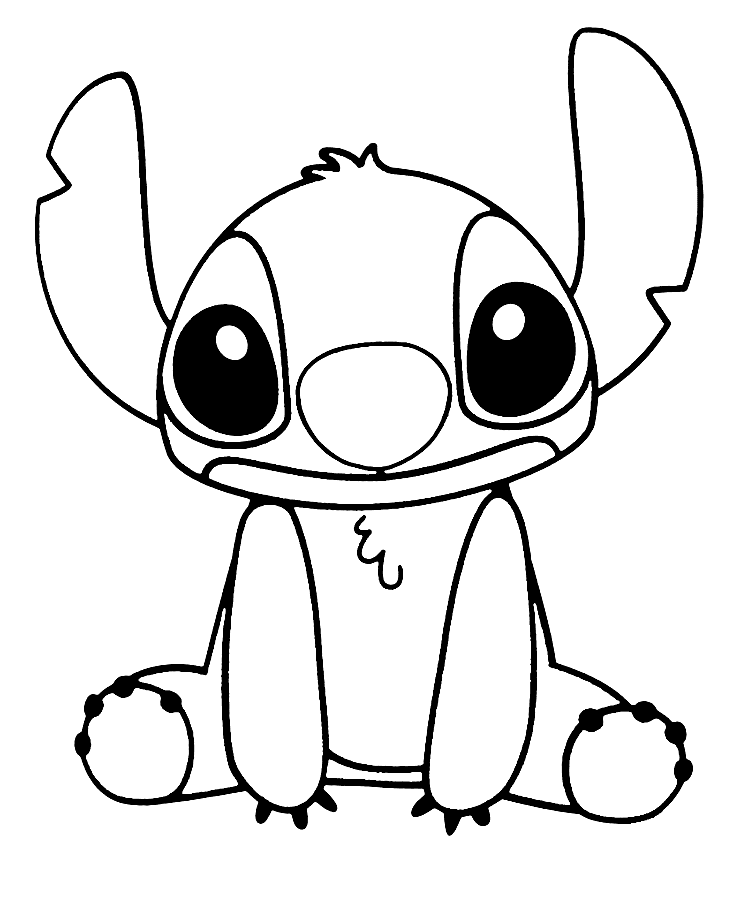 Stitch And Angel Coloring Pages FREE Printable 11