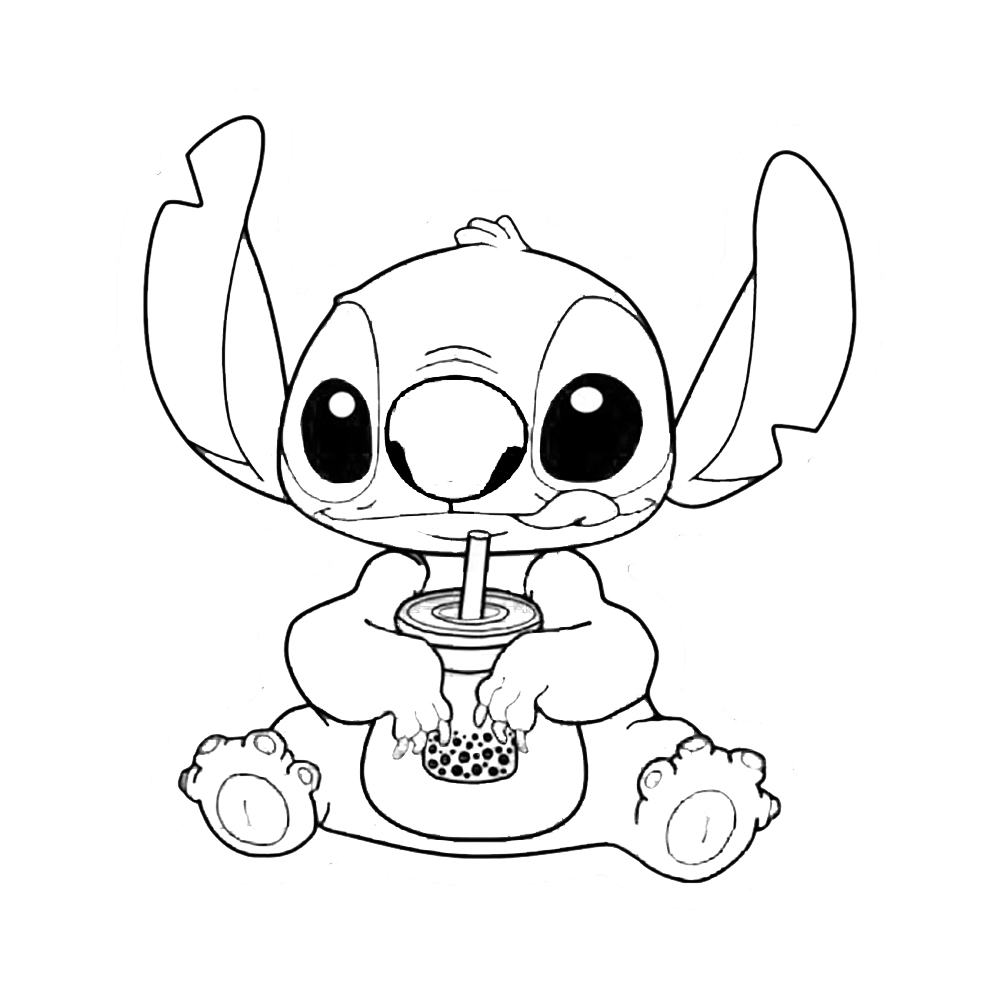 Stitch And Angel Coloring Pages FREE Printable 23