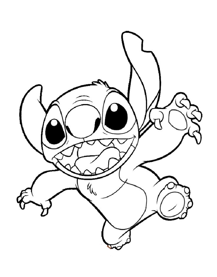 Stitch And Angel Coloring Pages FREE Printable 24