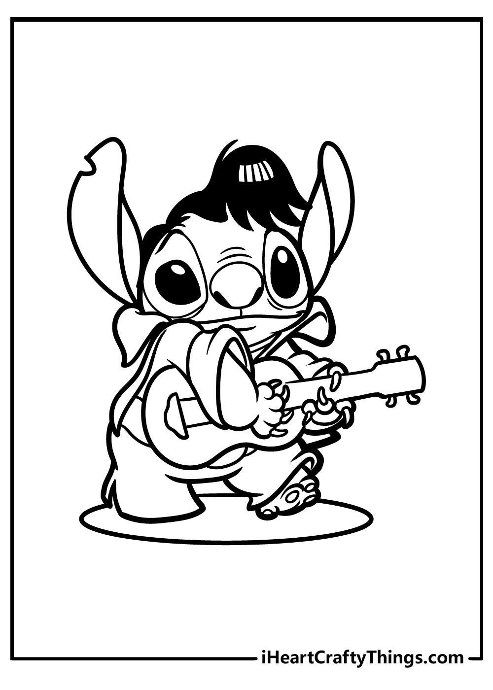 Stitch And Angel Coloring Pages FREE Printable 30