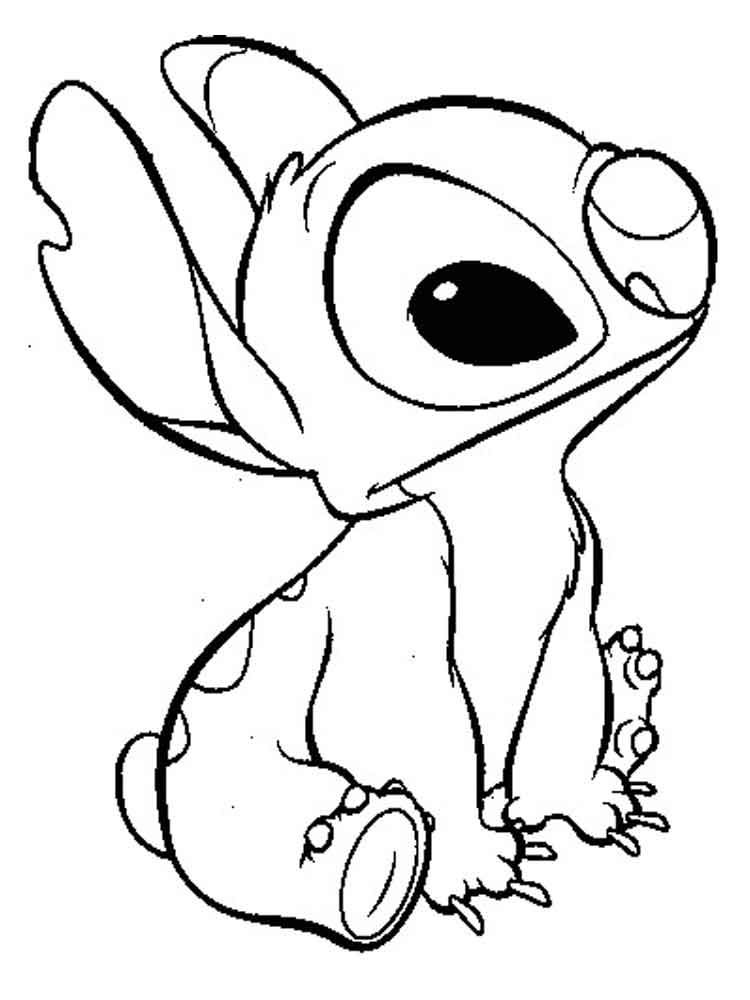 Stitch And Angel Coloring Pages FREE Printable 32