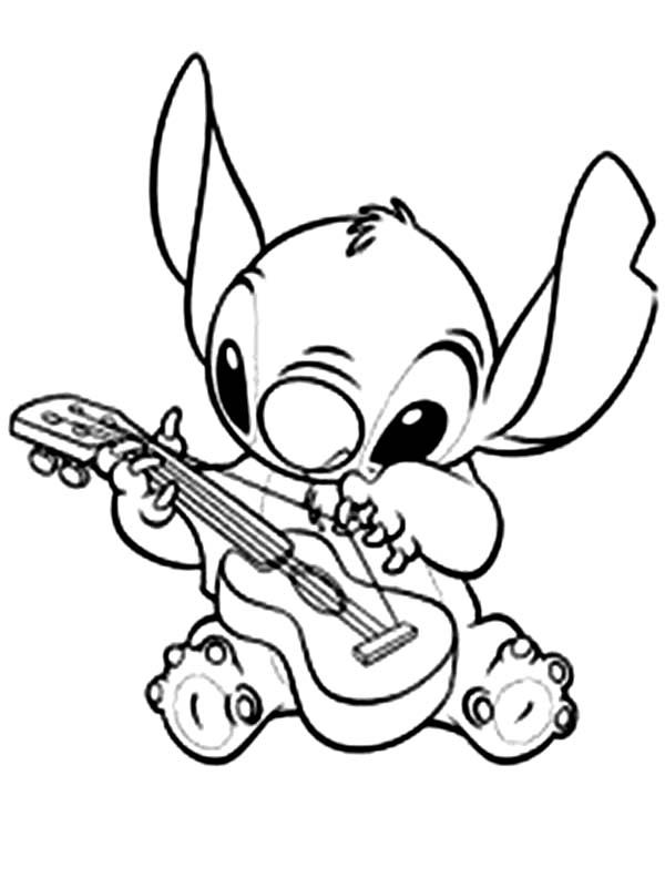 Stitch And Angel Coloring Pages FREE Printable 38