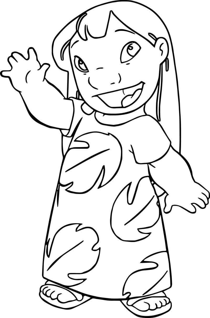 Stitch And Angel Coloring Pages FREE Printable 47