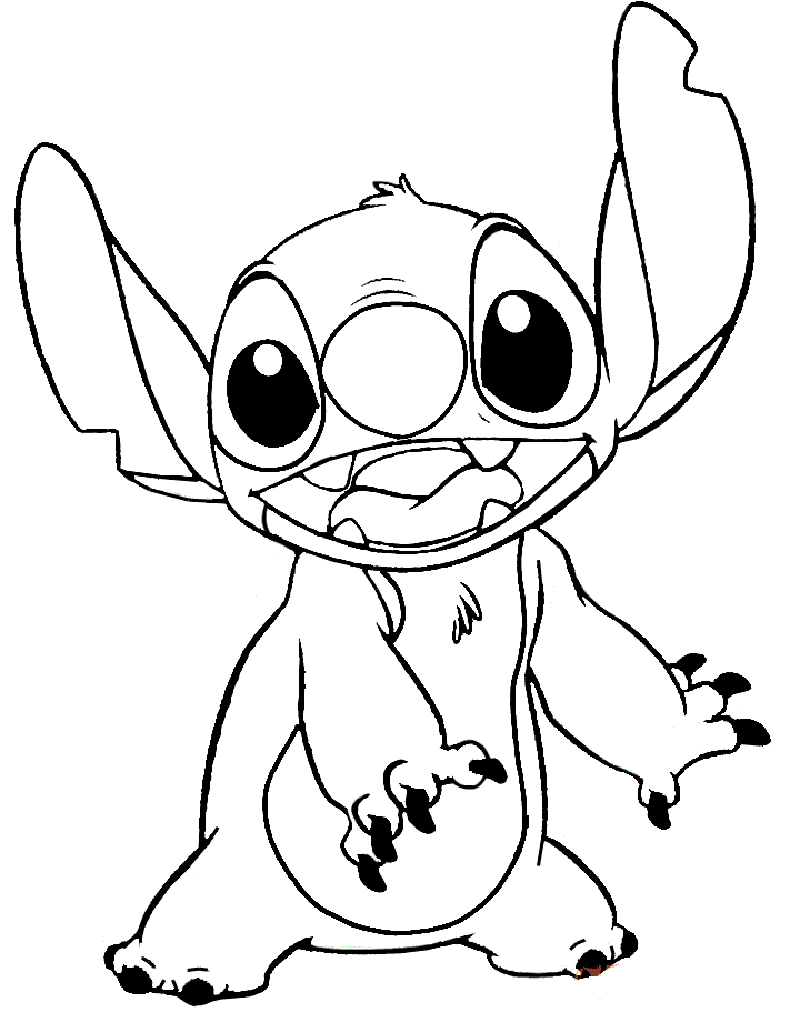 Stitch And Angel Coloring Pages FREE Printable 49