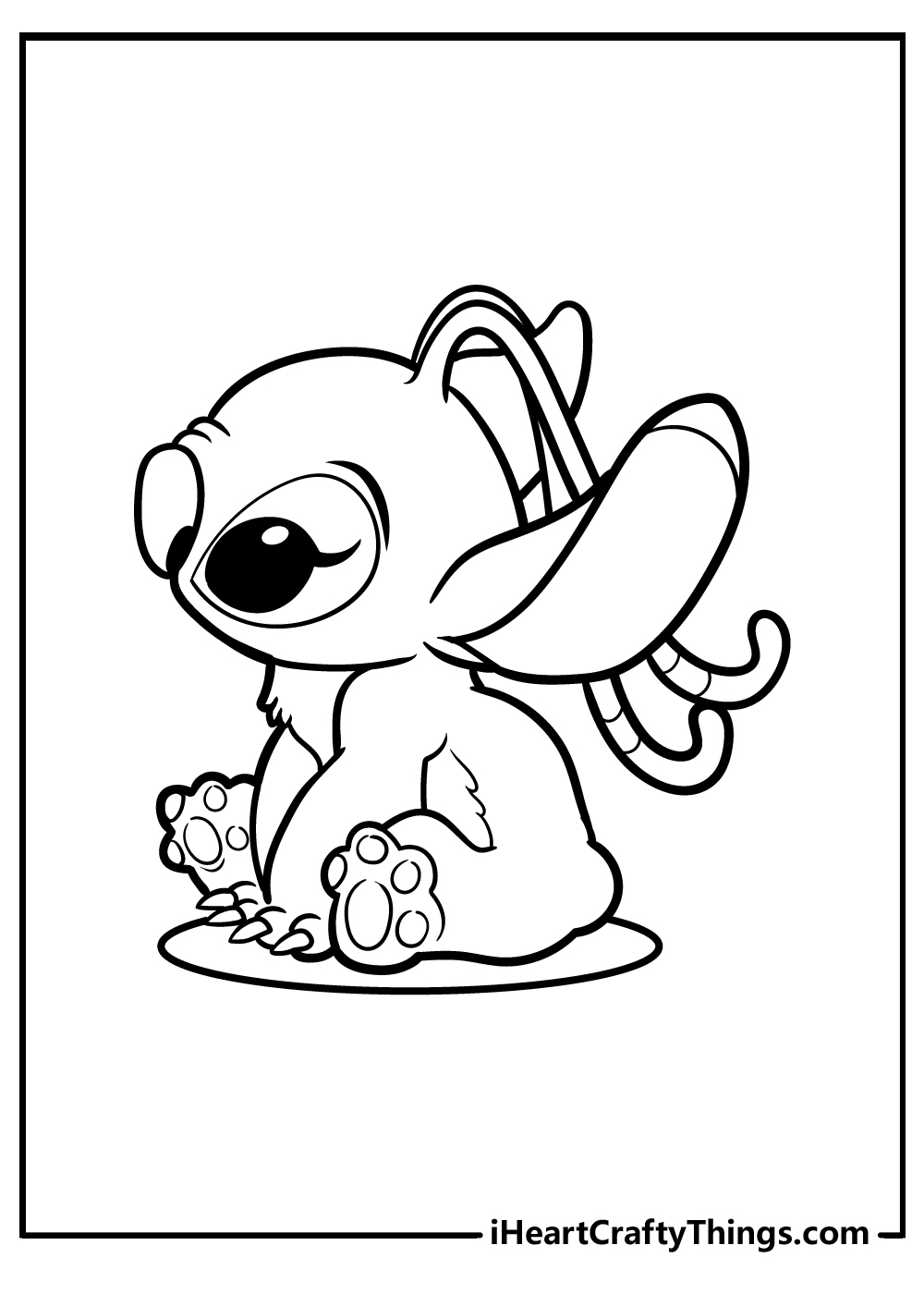 Stitch And Angel Coloring Pages FREE Printable 52