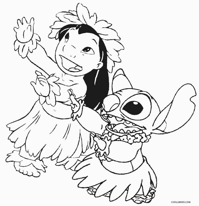 Stitch And Angel Coloring Pages FREE Printable 73