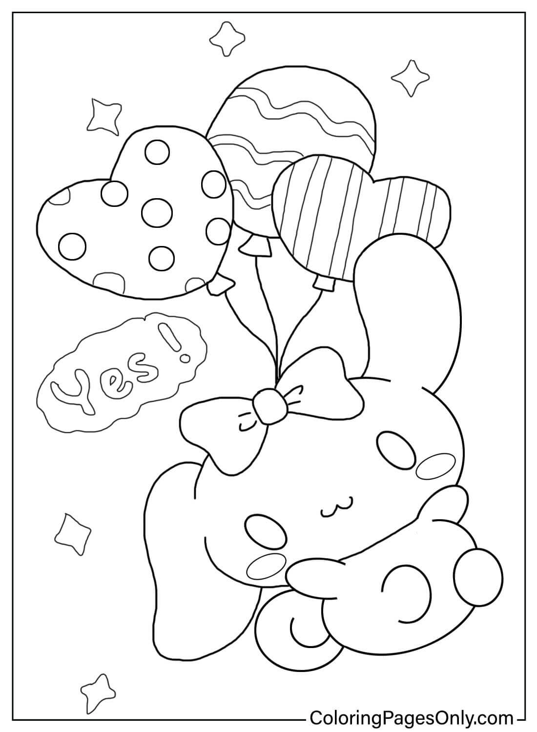 100+ Cinnamoroll Kawaii Sanrio Coloring Pages You'll Love 100