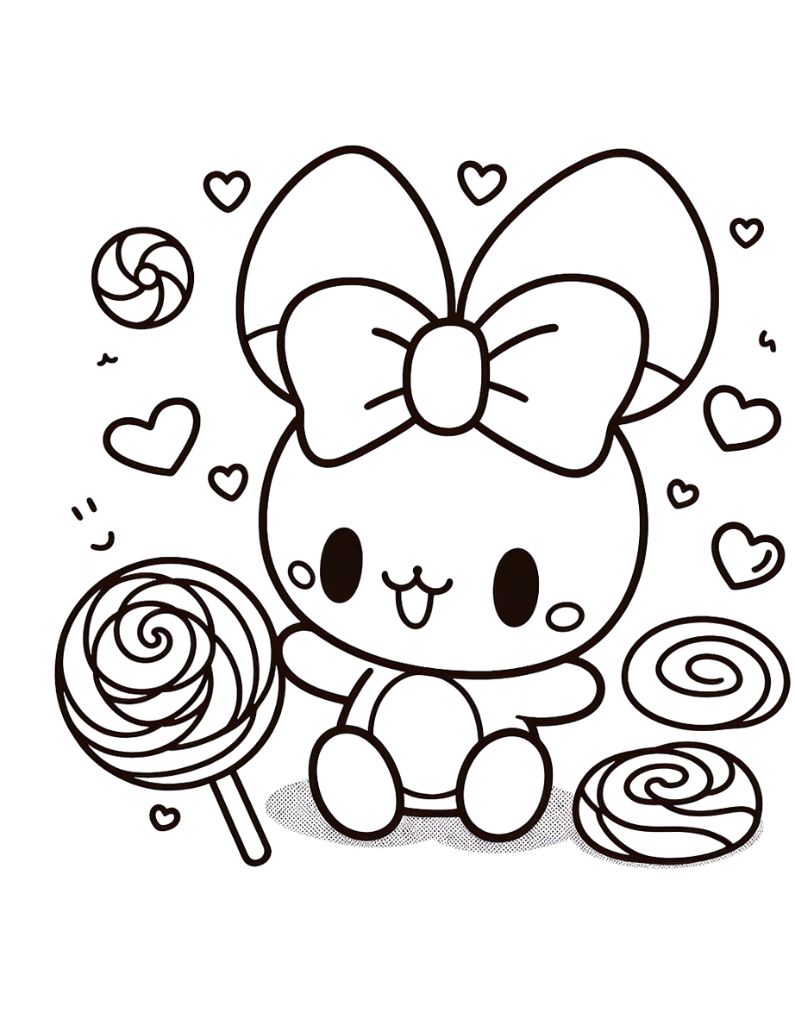 100+ Cinnamoroll Kawaii Sanrio Coloring Pages You'll Love 105