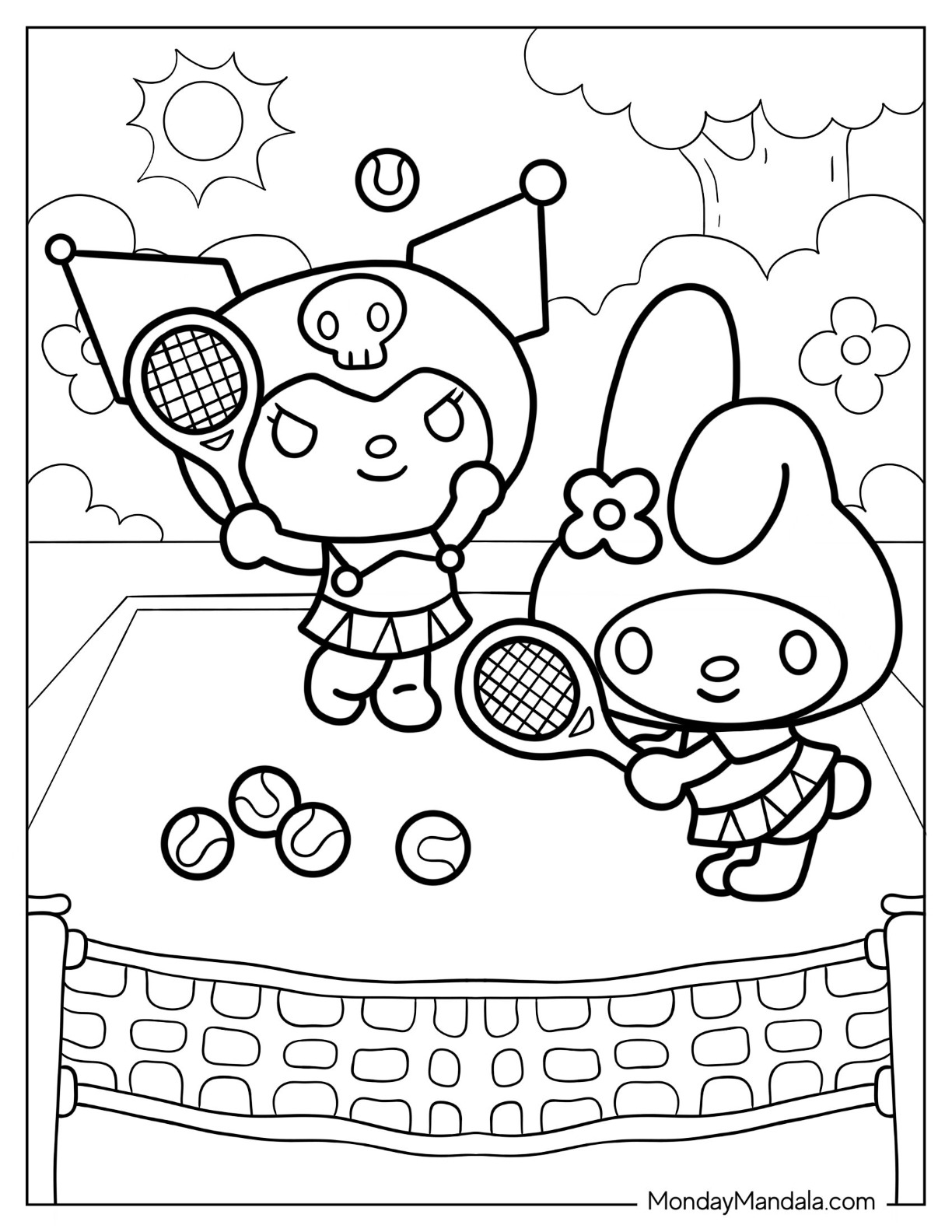 100+ Cinnamoroll Kawaii Sanrio Coloring Pages You'll Love 11