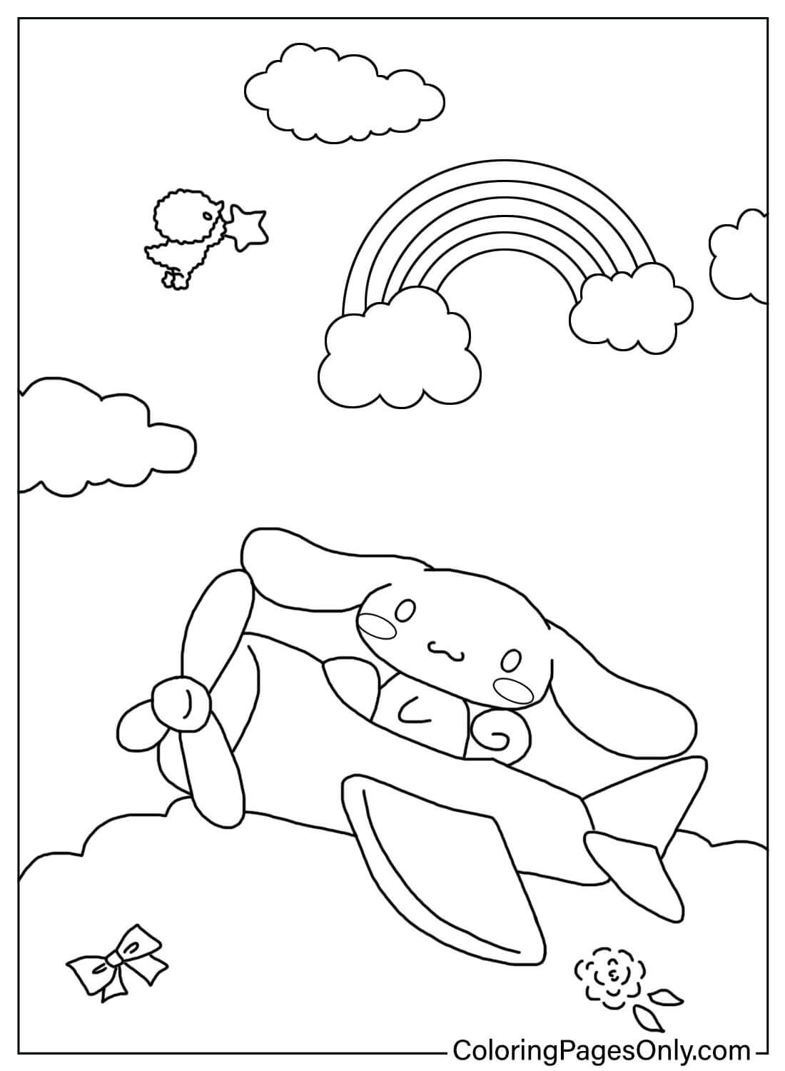 100+ Cinnamoroll Kawaii Sanrio Coloring Pages You'll Love 126