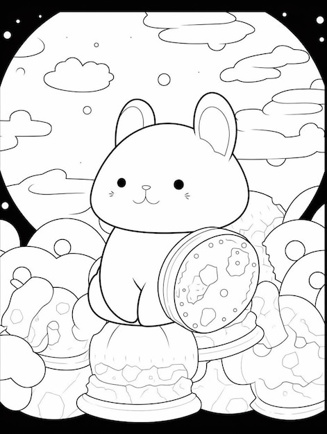 100+ Cinnamoroll Kawaii Sanrio Coloring Pages You'll Love 134