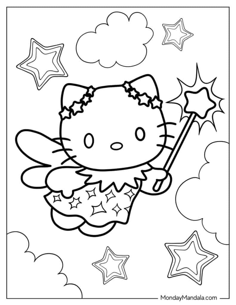 100+ Cinnamoroll Kawaii Sanrio Coloring Pages You'll Love 23