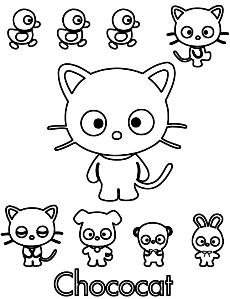 100+ Cinnamoroll Kawaii Sanrio Coloring Pages You'll Love 58