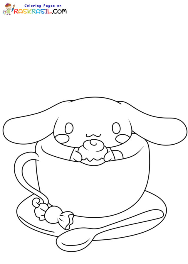 100+ Cinnamoroll Kawaii Sanrio Coloring Pages You'll Love 82