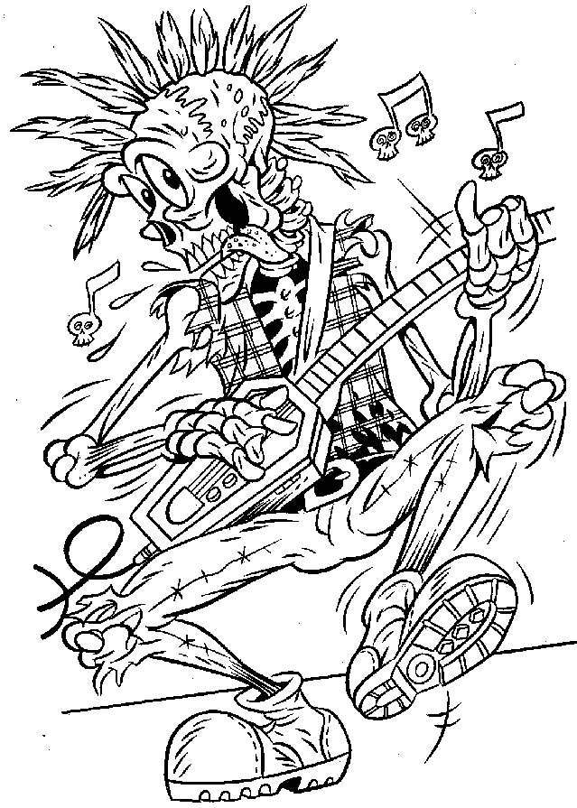 150+ Creepy Gothic Coloring Pages 11