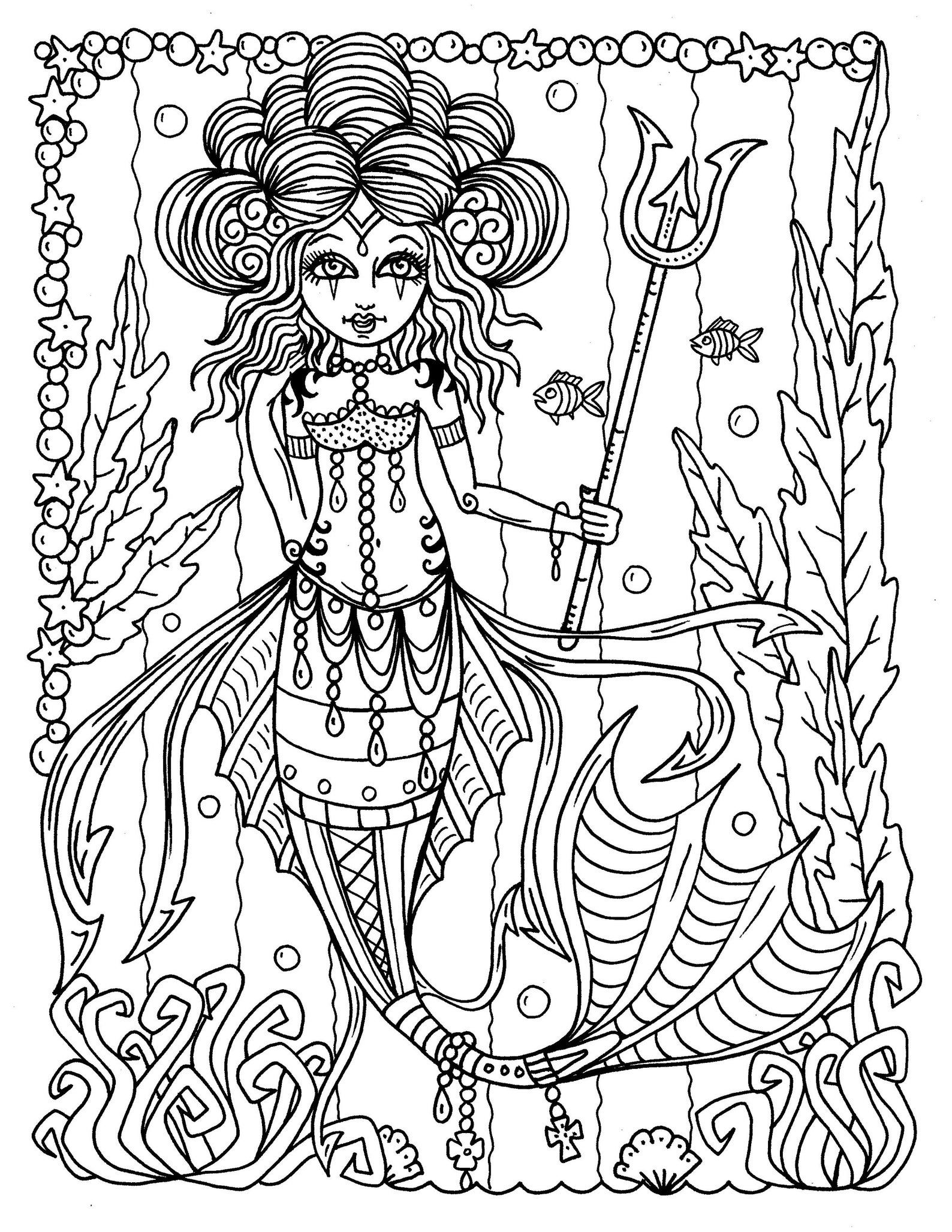 150+ Creepy Gothic Coloring Pages 135